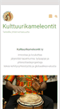 Mobile Screenshot of kulttuurikameleontit.com