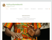 Tablet Screenshot of kulttuurikameleontit.com